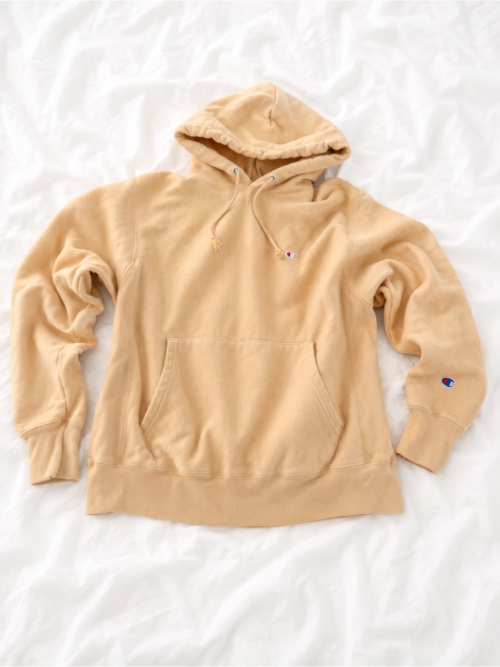 Champion Women's Hoodie in Tan